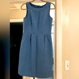 Ann Taylor High Waist Embroidered Dress